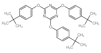 2,4,6-tris(4-tert-butylphenoxy)-1,3,5-triazine Structure