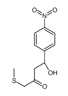 (4S)-4-hydroxy-1-methylsulfanyl-4-(4-nitrophenyl)butan-2-one Structure