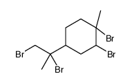 1,2-dibromo-4-(1,2-dibromopropan-2-yl)-1-methylcyclohexane Structure