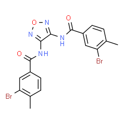 N,N'-1,2,5-Oxadiazole-3,4-diylbis(3-bromo-4-methylbenzamide) picture