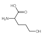 2-氨基-5-羟基戊酸结构式