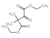 Butanedioic acid,2,2-dimethyl-3-oxo-, 1,4-diethyl ester structure