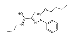 5-Butoxy-1-phenyl-N-propyl-1H-pyrazole-3-carboxamide structure