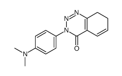 3-[4-(Dimethylamino)phenyl]-1,2,3-benzotriazin-4(3H)-one Structure