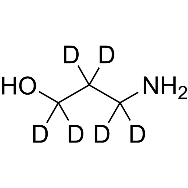 3-Aminopropan-1-ol-d6 structure