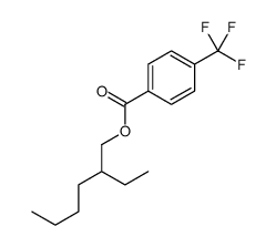 4-Trifluoromethylbenzoic acid, 2-ethylhexyl ester结构式