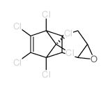 2,5-Methano-2H-indeno[1,2-b]oxirene,2,3,4,5,7,7-hexachloro-1a,1b,5,5a,6,6a-hexahydro-结构式