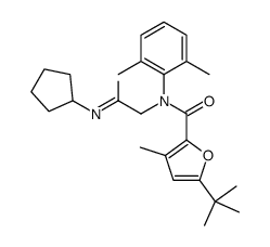 2-Furancarboxamide,N-[2-(cyclopentylamino)-2-oxoethyl]-5-(1,1-dimethylethyl)-N-(2,6-dimethylphenyl)-3-methyl-(9CI) picture