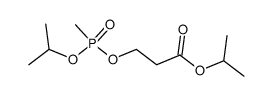 2-(Isopropoxycarbonyl)ethylisopropylmethylphosphonat结构式