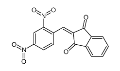 2-[(2,4-dinitrophenyl)methylidene]indene-1,3-dione Structure