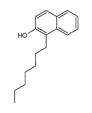 1-Heptyl-naphthalen-2-ol Structure