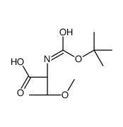 BOC-(2S,3S)-2-AMINO-3-METHOXYBUTANOIC ACID结构式