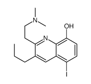 2-[2-(dimethylamino)ethyl]-5-iodo-3-propylquinolin-8-ol结构式