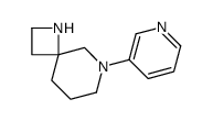 8-pyridin-3-yl-1,8-diazaspiro[3.5]nonane结构式