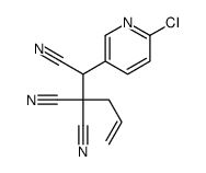 1-(6-chloropyridin-3-yl)pent-4-ene-1,2,2-tricarbonitrile Structure