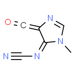 Cyanamide, [5-carbonyl-3,5-dihydro-3-methyl-4H-imidazol-4-ylidene]-, [N(E)]- structure