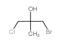 1-溴-3-氯-2-甲基-2-丙醇结构式