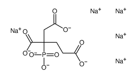 pentasodium 2-phosphonatobutane-1,2,4-tricarboxylate结构式