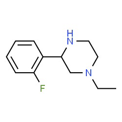 Piperazine, 1-ethyl-3-(2-fluorophenyl)- (9CI)结构式