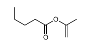 prop-1-en-2-yl pentanoate结构式