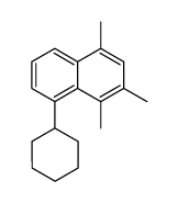 8-cyclohexyl-1,2,4-trimethyl-naphthalene结构式