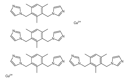 dicopper,1-[[3-(imidazol-1-ylmethyl)-2,4,6-trimethylphenyl]methyl]imidazole结构式