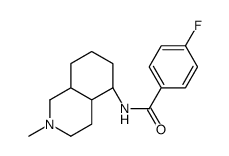 N-[(4aR,8aS)-2-methyl-3,4,4a,5,6,7,8,8a-octahydro-1H-isoquinolin-5-yl]-4-fluorobenzamide Structure
