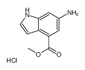 Methyl 6-aminoindole-4-carboxylate hydrochloride structure