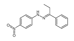 propiophenone 4-nitrophenylhydrazone Structure