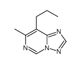 7-甲基-8-丙基-[1,2,4]噻唑并[1,5-c]嘧啶结构式