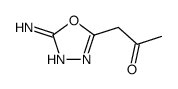 2-Propanone, 1-(5-amino-1,3,4-oxadiazol-2-yl)- (9CI) picture