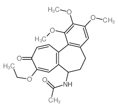 Acetamide,N-[(7S)-9-ethoxy-5,6,7,10-tetrahydro-1,2,3-trimethoxy-10-oxobenzo[a]heptalen-7-yl]- Structure