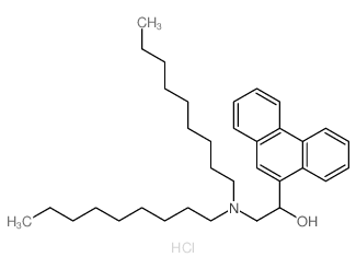 2-(dinonylamino)-1-phenanthren-9-yl-ethanol结构式