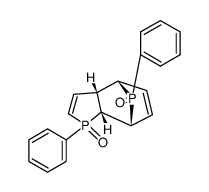 1,syn-8-Diphenyl-3a,4,7,7a-tetrahydro-4,7-phosphinidene-1(H)-phosphindole 1,8-Dioxide Structure