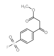 Benzenepropanoic acid, 4-(fluorosulfonyl)-b-oxo-, methyl ester picture