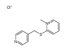 1-methyl-2-(pyridin-4-ylmethylsulfanyl)pyridin-1-ium,chloride Structure