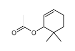 (+/-)-6,6-dimethylcyclohex-2-en-1-yl acetate结构式