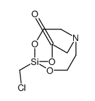 5-(chloromethyl)-4,6,11-trioxa-1-aza-5-silabicyclo[3.3.3]undecan-3-one Structure