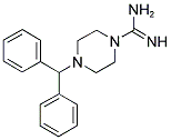 4-BENZHYDRYLPIPERAZINE-1-CARBOXIMIDAMIDE结构式