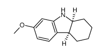 (+/-)-7-methoxy-(4ar,9ac)-1,2,3,4,4a,9a-hexahydro-carbazole Structure