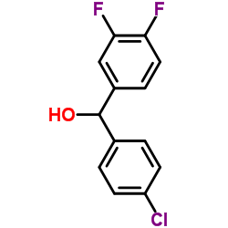 4-CHLORO-3,4'-DIFLUOROBENZHYDROL structure