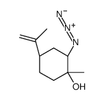 (1R,2R,4S)-2-azido-1-methyl-4-prop-1-en-2-ylcyclohexan-1-ol Structure