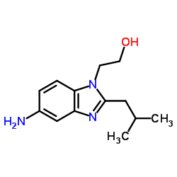 2-(5-AMINO-2-ISOBUTYL-BENZOIMIDAZOL-1-YL)-ETHANOL Structure