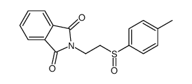 2-[2-(4-methylphenyl)sulfinylethyl]isoindole-1,3-dione Structure