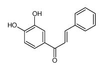 1-(3,4-dihydroxyphenyl)-3-phenylprop-2-en-1-one结构式