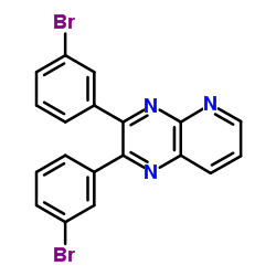 2,3-Bis(3-bromophenyl)pyrido[2,3-b]pyrazine Structure