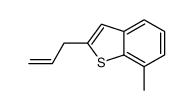 7-methyl-2-prop-2-enyl-1-benzothiophene结构式