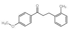 4'-METHOXY-3-(2-METHYLPHENYL)PROPIOPHENONE结构式