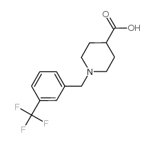 1-[3-(trifluoromethyl)benzyl]piperidine-4-carboxylic acid结构式