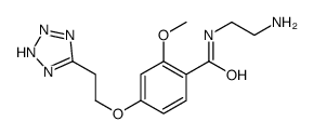 N-(2-aminoethyl)-2-methoxy-4-[2-(2H-tetrazol-5-yl)ethoxy]benzamide Structure